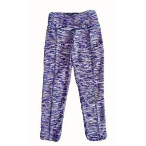Runway Girls Side Pocket Active Full-Length Leggings Purple Size XS 4-5